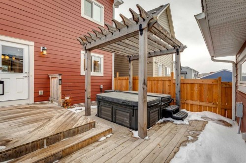 98 Magnolia Square Se, Calgary, AB - Outdoor With Deck Patio Veranda With Exterior