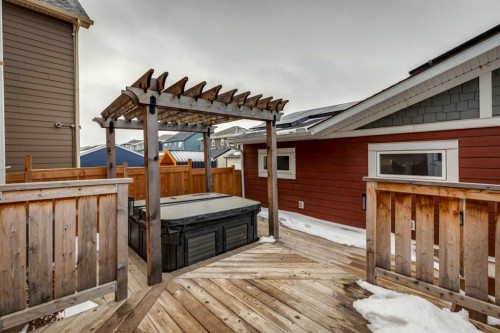98 Magnolia Square Se, Calgary, AB - Outdoor With Deck Patio Veranda With Exterior