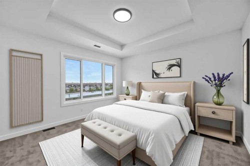 739 Langley Terrace Se, Airdrie, AB - Indoor Photo Showing Bedroom