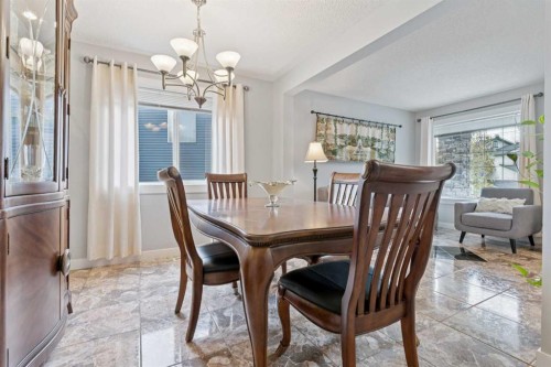 206 Bridlecreek Green Sw, Calgary, AB - Indoor Photo Showing Dining Room