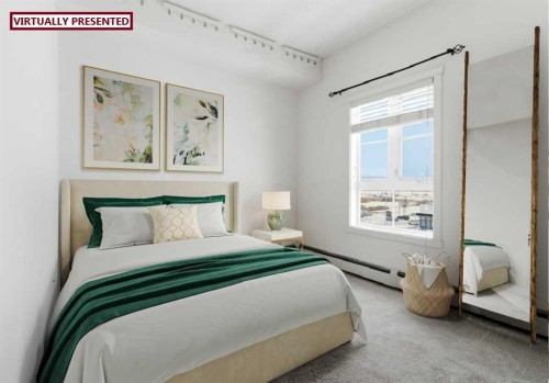 2406-279 Copperpond Common Se, Calgary, AB - Indoor Photo Showing Bedroom