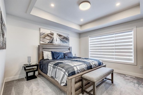 714 Mandalay Link, Carstairs, AB - Indoor Photo Showing Bedroom