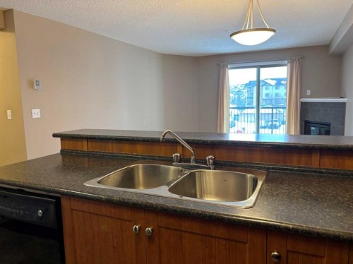 3303-60 Panatella Street Nw, Calgary, AB - Indoor Photo Showing Kitchen With Double Sink