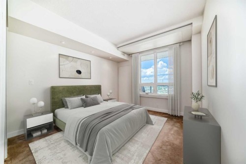 1313-8880 Horton Road Sw, Calgary, AB - Indoor Photo Showing Bedroom