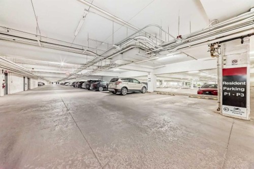 1313-8880 Horton Road Sw, Calgary, AB - Indoor Photo Showing Garage