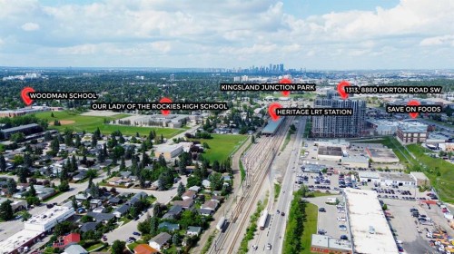 1313-8880 Horton Road Sw, Calgary, AB - Outdoor With View