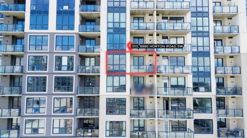 1313-8880 Horton Road Sw, Calgary, AB - Outdoor With Balcony With Facade