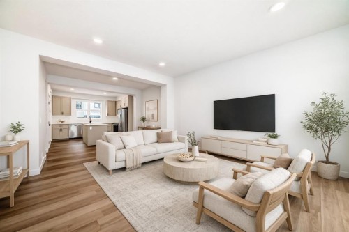 103-30 Rochester View Nw, Calgary, AB - Indoor Photo Showing Living Room