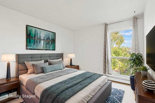 303-239 6 Avenue Ne, Calgary, AB - Indoor Photo Showing Bedroom