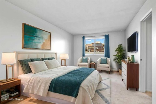 306-1720 13 Street Sw, Calgary, AB - Indoor Photo Showing Bedroom