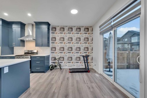 38 Seton Parade Se, Calgary, AB - Indoor Photo Showing Kitchen With Upgraded Kitchen