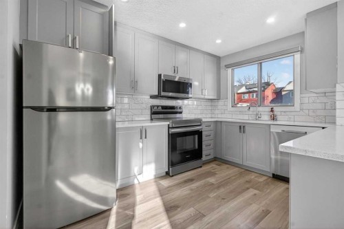 3304 56 Street Ne, Calgary, AB - Indoor Photo Showing Kitchen With Upgraded Kitchen