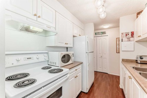 2314-6224 17 Avenue Se, Calgary, AB - Indoor Photo Showing Kitchen With Double Sink