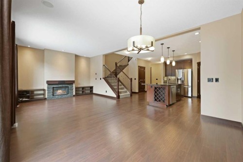 226 Sage Meadows Circle Nw, Calgary, AB - Indoor With Fireplace
