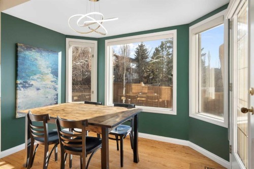 15 Mt Norquay Gate Se, Calgary, AB - Indoor Photo Showing Dining Room