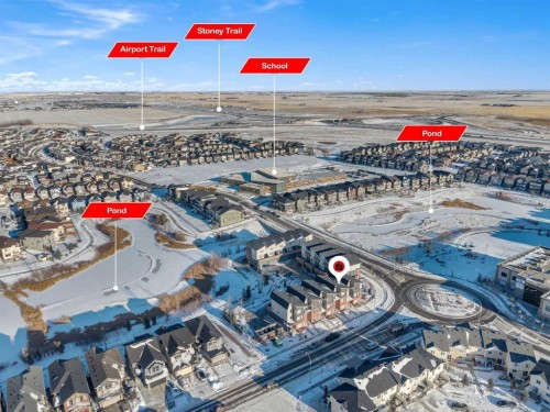 425 Saddlemont Boulevard Ne, Calgary, AB - Outdoor With View