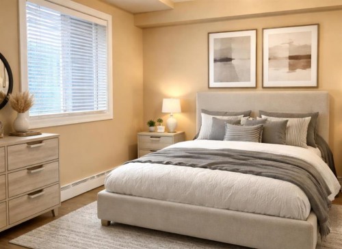 1112-81 Legacy Boulevard Se, Calgary, AB - Indoor Photo Showing Bedroom