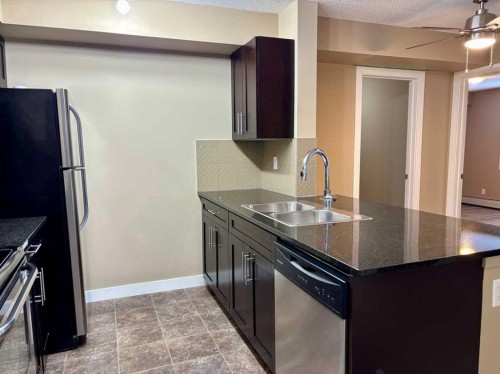1112-81 Legacy Boulevard Se, Calgary, AB - Indoor Photo Showing Kitchen With Stainless Steel Kitchen With Double Sink