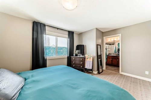 266 Copperstone Circle Se, Calgary, AB - Indoor Photo Showing Bedroom