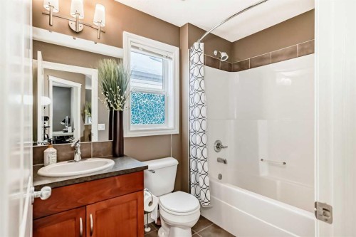 266 Copperstone Circle Se, Calgary, AB - Indoor Photo Showing Bathroom