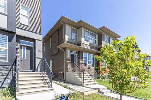 218 Cornerstone Avenue Ne, Calgary, AB - Outdoor With Deck Patio Veranda With Facade