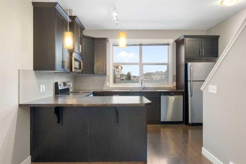 428 Redstone View Ne, Calgary, AB - Indoor Photo Showing Kitchen