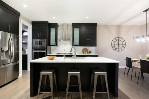 79 Cranarch Terrace Se, Calgary, AB - Indoor Photo Showing Kitchen With Upgraded Kitchen