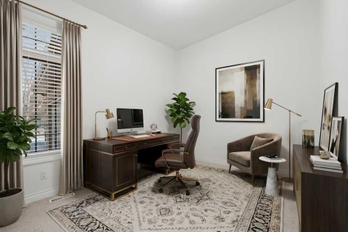 62 Discovery Vista Point Sw, Calgary, AB - Indoor Photo Showing Office