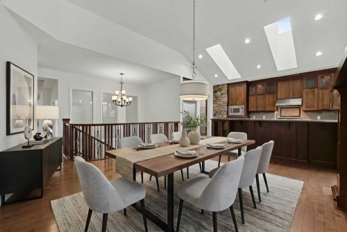 62 Discovery Vista Point Sw, Calgary, AB - Indoor Photo Showing Dining Room