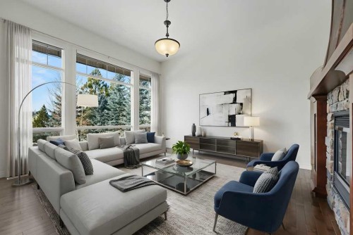 62 Discovery Vista Point Sw, Calgary, AB - Indoor Photo Showing Living Room