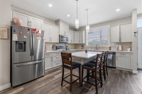 134 Skyview Circle Ne, Calgary, AB - Indoor Photo Showing Kitchen With Upgraded Kitchen