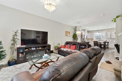 134 Skyview Circle Ne, Calgary, AB - Indoor Photo Showing Living Room