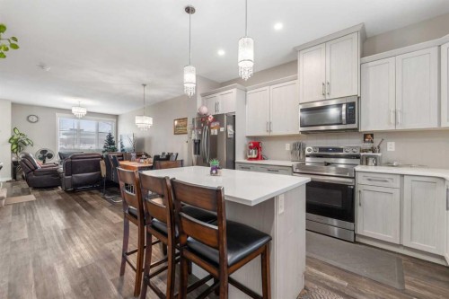 134 Skyview Circle Ne, Calgary, AB - Indoor Photo Showing Kitchen With Upgraded Kitchen