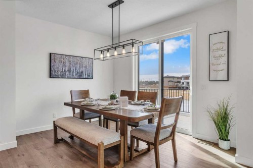 267 Kinniburgh Loop, Chestermere, AB - Indoor Photo Showing Dining Room