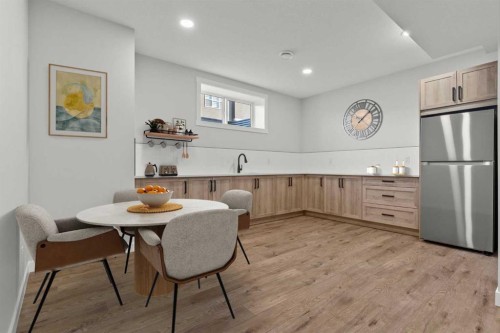 267 Kinniburgh Loop, Chestermere, AB - Indoor Photo Showing Dining Room