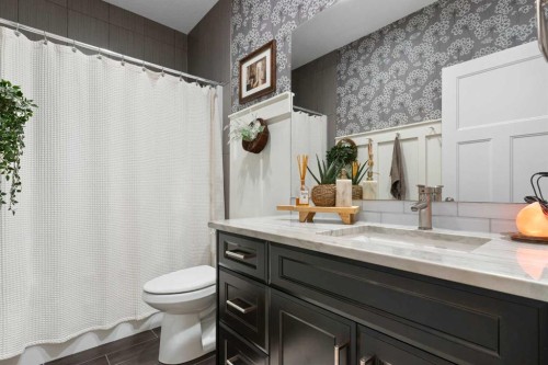 267 Coopers Hill Sw, Airdrie, AB - Indoor Photo Showing Bathroom