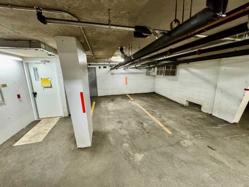 210-4507 45 Street Sw, Calgary, AB - Indoor Photo Showing Garage