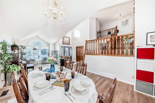 8328 Edgevalley Drive Nw, Calgary, AB - Indoor Photo Showing Dining Room