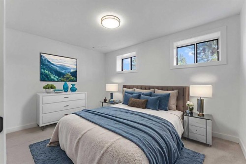 199 Cedardale Road Sw, Calgary, AB - Indoor Photo Showing Bedroom