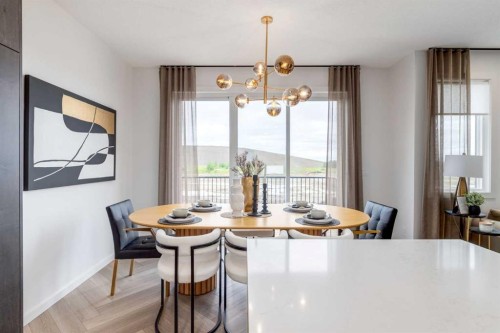 560 Walgrove Boulevard Se, Calgary, AB - Indoor Photo Showing Dining Room