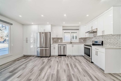 623 Madeira Drive Ne, Calgary, AB - Indoor Photo Showing Kitchen With Stainless Steel Kitchen With Upgraded Kitchen
