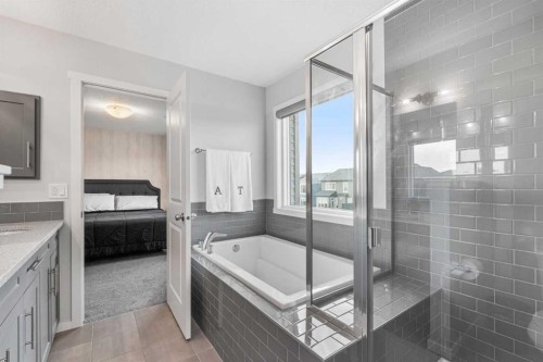 96 Belmont Terrace Sw, Calgary, AB - Indoor Photo Showing Bathroom