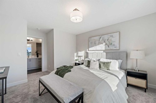420 Fireside Drive, Cochrane, AB - Indoor Photo Showing Bedroom