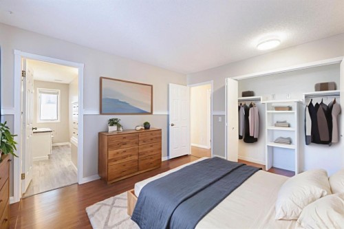 44 Macewan Ridge Close Nw, Calgary, AB - Indoor Photo Showing Bedroom