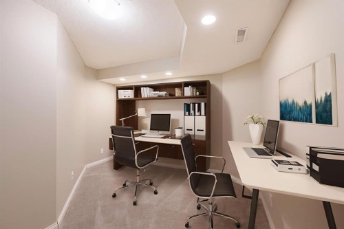 44 Macewan Ridge Close Nw, Calgary, AB - Indoor Photo Showing Office