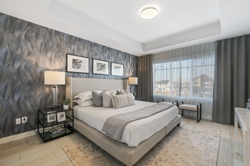 130 Mallard Heath Se, Calgary, AB - Indoor Photo Showing Bedroom