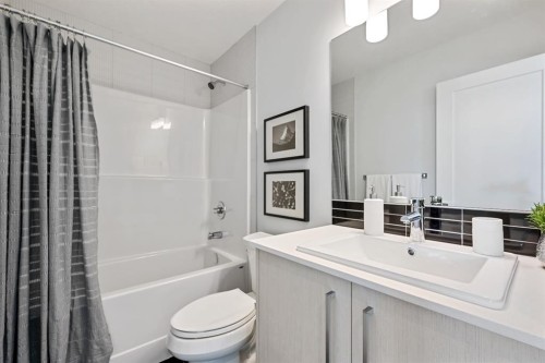 130 Mallard Heath Se, Calgary, AB - Indoor Photo Showing Bathroom