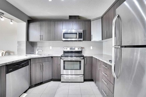 128 Cityscape Row Ne, Calgary, AB - Indoor Photo Showing Kitchen With Stainless Steel Kitchen With Upgraded Kitchen