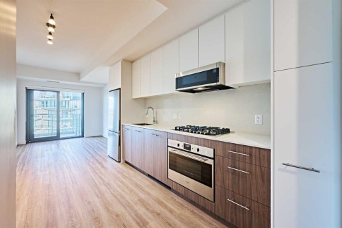 1201-730 2 Avenue Sw, Calgary, AB - Indoor Photo Showing Kitchen