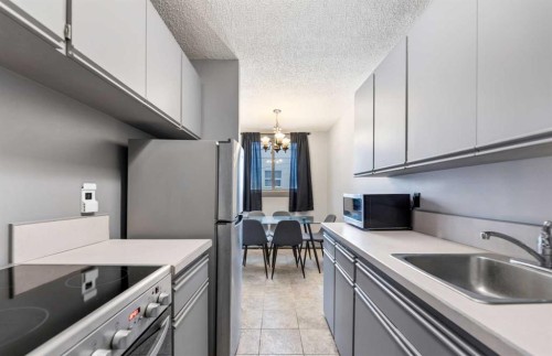 212-1411 7 Avenue Nw, Calgary, AB - Indoor Photo Showing Kitchen